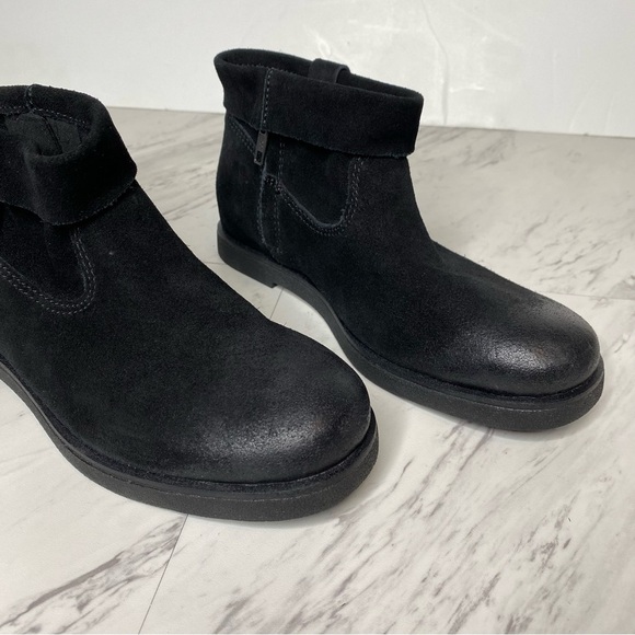 New! UGG Josefene Black Suede Mini Boot 6 - Picture 9 of 14